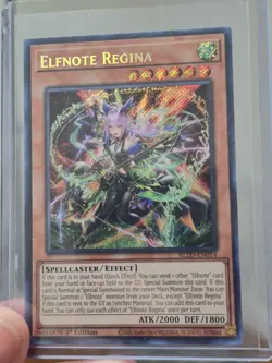 Elfnote Regina BLZD-EN014 Secret Rare 1st Ed Near Mint Yugioh Blazing Dominion - Image 1