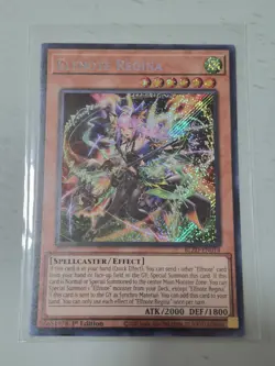 Elfnote Regina BLZD-EN014 Secret Rare 1st Ed Near Mint Yugioh Blazing Dominion - Image 2