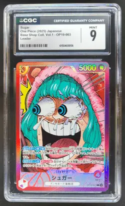 2025 ONE PIECE JP SUGAR LEADER OP10-003 CGC 9 M PT - Image 1