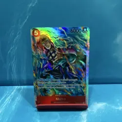 Bandai One Piece CCG Marco Super Rare Alt Art Foil OP03-013 EN 6000 Power - Image 2