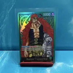 One Piece CCG Eustass "Captain" Kid Leader Foil ST02-001 EN 5000 Power - Image 1
