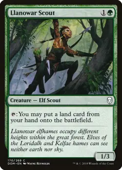 4x Llanowar Scout - NM - Dominaria - SPARROW MAGIC - Image 1