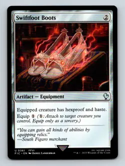 #361 Swiftfoot Boots 2025 Final Fantasy Commander Uncommon - Image 1