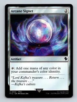 #332 Arcane Signet 2025 Final Fantasy Commander Common - Image 1