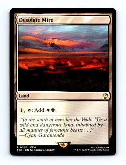 #386 2025 Final Fantasy Commander ^ Desolate Mire Rare - Image 1