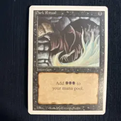 Magic The Gathering - Dark Ritual - Revised - Image 1