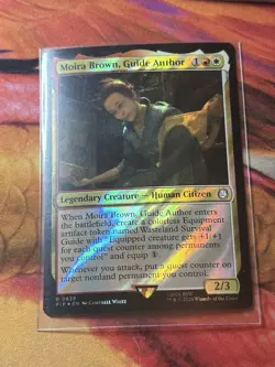 MTG Moira Brown, Guide Author (Surge Foil) [Fallout] Near Mint Foil​ - Image 3