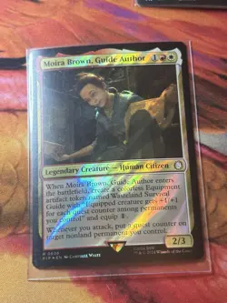 MTG Moira Brown, Guide Author (Surge Foil) [Fallout] Near Mint Foil​ - Image 4