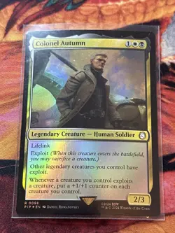 Colonel Autumn - Foil Fallout MTG - Image 3