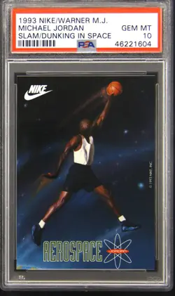 1993 NIKE/WARNER MICHAEL JORDAN MICHAEL JORDAN SLAM/DUNKING IN... PSA 10 - Image 1