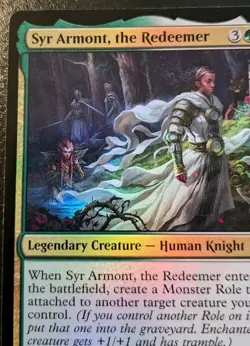 Syr Armont, The Redeemer 0214 WOE Foil Uncommon Wilds Of Eldraine MTG - Image 2