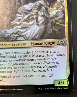 Syr Armont, The Redeemer 0214 WOE Foil Uncommon Wilds Of Eldraine MTG - Image 5