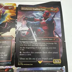 Deadpool Secret Lair Magic the Gathering Foil Bundle - Opened - Full Set - Image 2
