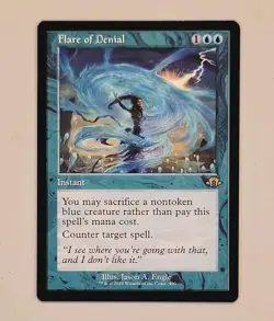 Flare of Denial *RETRO FRAME* - Modern Horizons 3 - NM - MTG - Image 1