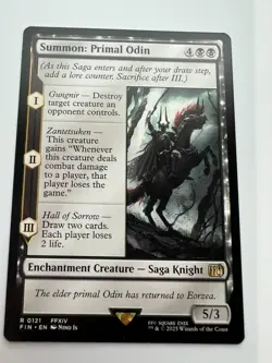 Summon: Primal Odin - FIN 0121 NM - MTG Magic - Image 1