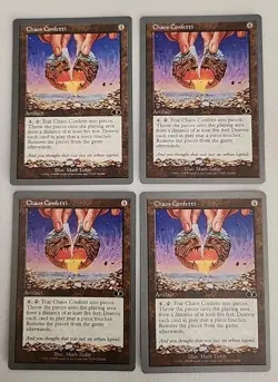 4 Chaos Confetti Unglued Regular NM Near Mint MTG - Image 1