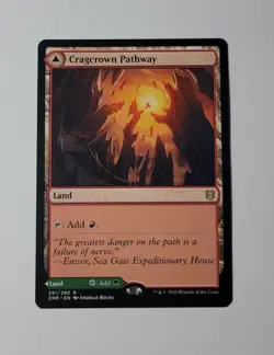 Cragcrown Pathway/Timbercrown Pathway Zendikar Rising Regular - Image 1