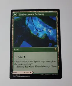 Cragcrown Pathway/Timbercrown Pathway Zendikar Rising Regular - Image 2