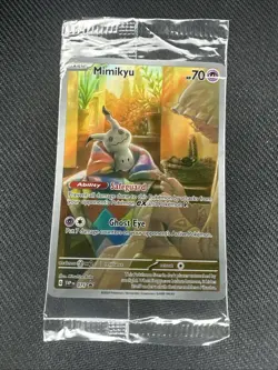 Pokemon Paldean Fates Sealed ETB Black Star Promo Mimikyu 075 SVP075 - Image 1
