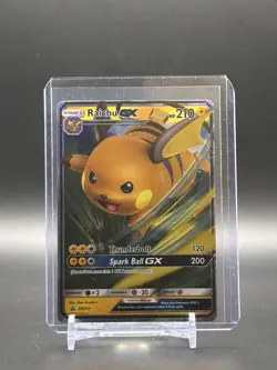 Raichu GX SM213 - NM Promo Rare Pokemon Card - Image 1