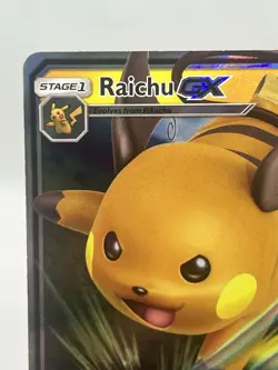 Pokemon TCG Raichu GX SM213 SM Promo Rare NM - Image 2