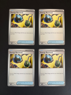 4x Energy Retrieval 171/198 - Scarlet & Violet Base - Pokemon TCG - Play Set - Image 1