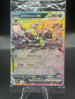 Pokemon TCG Umbreon ex Prismatic Evolutions Stamped Promo 060/131 - Sealed - Image 1
