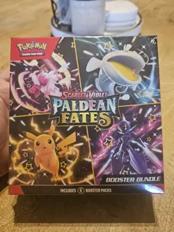 Brand New Pokemon Scarlet &Violet Paldean Fates Booster Bundle Sealed! - Image 1