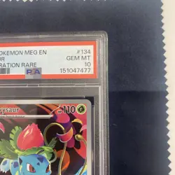 2025 Pokemon TCG Mega Evolutions Ivysaur Illustration Rare 134/132 PSA 10 - Image 3