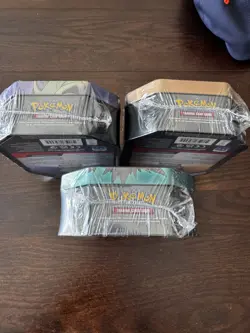 Pokemon TCG Exclusive Triple Whammy Tin Set Collector Tins Set of 3 Sealed. - Image 3