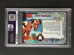 PSA 9 2000 Topps Chrome Pokemon T.V. #14 Kakuna Sparkle - Image 2