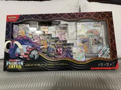 Pokemon TCG Paldean Fates Great Tusk Iron Treads Ex Premium Collection - Image 1
