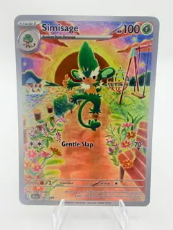 Simisage 090/086 Holo Illustration Rare Black Bolt Pokemon Holo Near Mint - Image 1