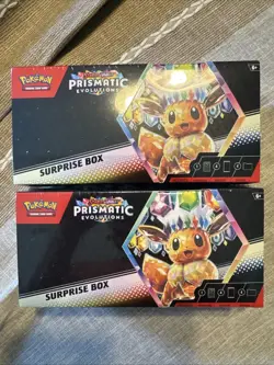 Pokemon Prismatic Evolutions Mystery Boxes (2 Included With Order) - Image 1