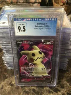 2021 pokemon mimikyu v battle styles cgc 9.5 Pristine - Image 1
