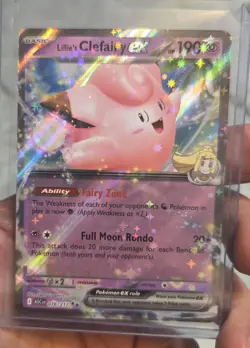 Lillie's Clefairy ex 076/217 Double Rare Ascended Heroes Pokemon Near Mint - Image 1