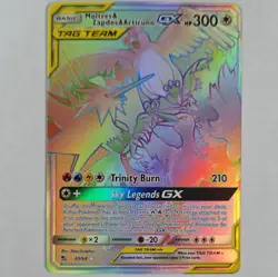 Pokemon Moltres & Zapdos & Articuno GX 69/68 Hidden Fates Secret Rare TAG TEAM - Image 3