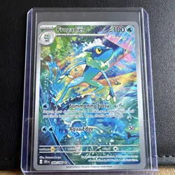 Frogadier IR Pokemon ME04 Chaos Rising Illustration Rare 089/086 Near Mint TCG - Image 1