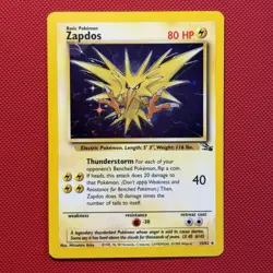 Pokemon Vintage Holo Zapdos 15/62 Fossil Evolution Box Error Unlimited Wotc 1999 - Image 1