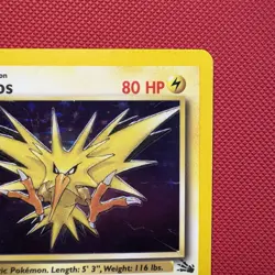 Pokemon Vintage Holo Zapdos 15/62 Fossil Evolution Box Error Unlimited Wotc 1999 - Image 3