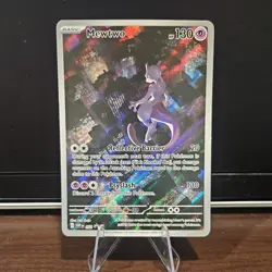 Mewtwo SVP 052 Pokemon TCG Scarlet Violet 151 Black Star Promo Full Art Holo - Image 1