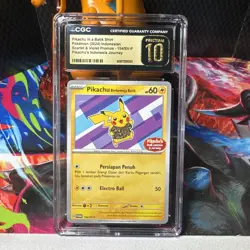 Pikachu Batik 154/SV-P - CGC PRISTINE 10 - Indonesia Journey - Pokemon TCG 2024 - Image 1