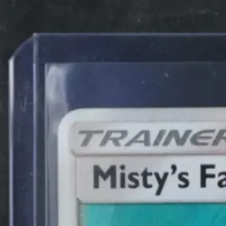 2019 POKEMON SUN & MOON UNIFIED MINDS #235/236 MISTY'S FAVOR FULL ART ULTRA RARE - Image 3