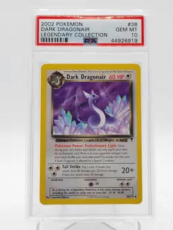 DARK DRAGONAIR 2002 POKEMON LEGENDARY COLLECTION #38 PSA 10 Q3963 - Image 1