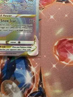 2022 Pokemon SWSH12 #197/195 - Alolan Vulpix VStar - Secret Rare - Image 4