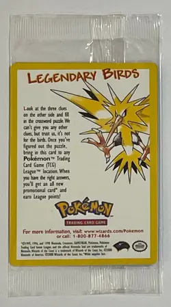 Pokemon Movie 2000 Articuno Black Star Promo WOTC Cello Sealed - Image 1