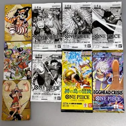 One Piece TCG Booster Pack OP-15 Adventure On Kami’s Island etc 6Packs and 3card - Image 2