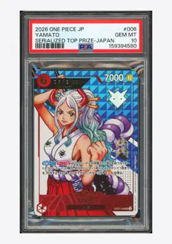 One Piece PSA 10 Yamato SR Promo 2026 EB02-006 Top Prize Japanese /2500 - Image 1