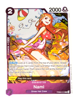 Nami Foil PRB02-012 One Piece TCG NM - Image 1