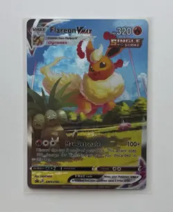 Pokemon Flareon VMAX SWSH180 Sword & Shield Promo Holo, Fan Art, Custom Card - Image 1